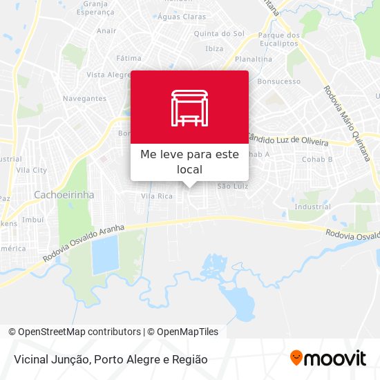 Vicinal Junção mapa