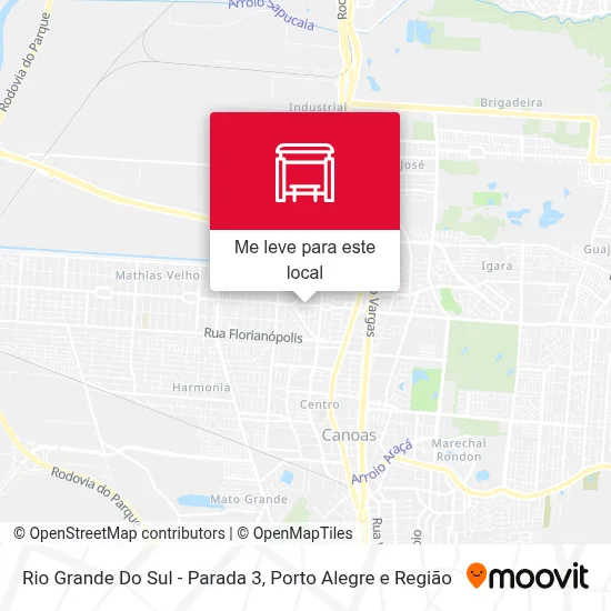 Rio Grande Do Sul - Parada 3 mapa