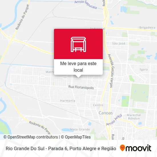 Rio Grande Do Sul - Parada 6 mapa