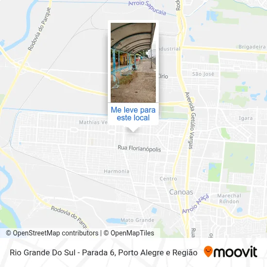 Rio Grande Do Sul - Parada 6 mapa