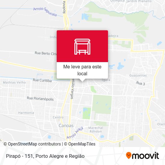 Pirapó - 151 mapa