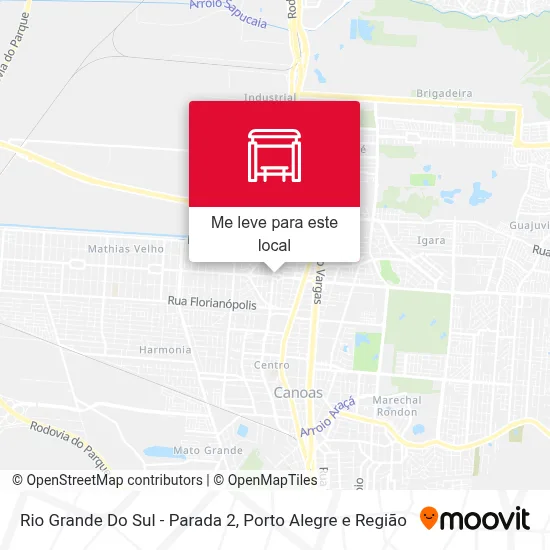 Rio Grande Do Sul - Parada 2 mapa