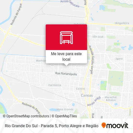 Rio Grande Do Sul - Parada 5 mapa