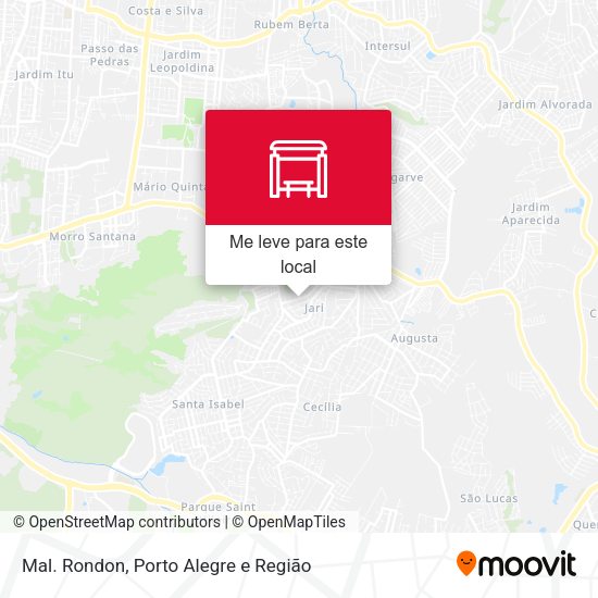 Mal. Rondon mapa