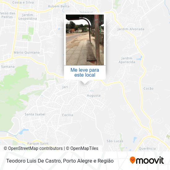 Teodoro Luis De Castro mapa