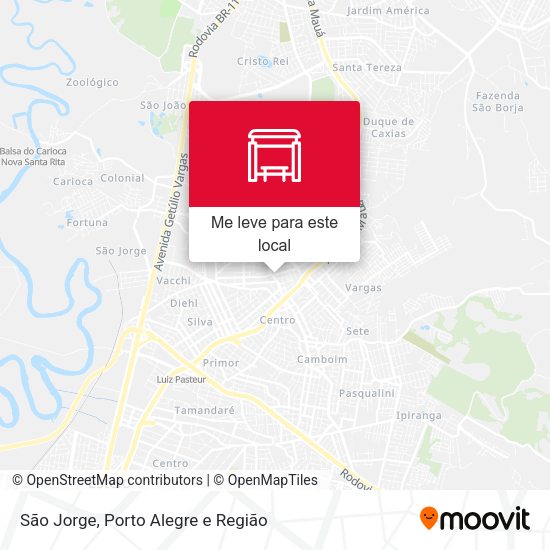 São Jorge mapa