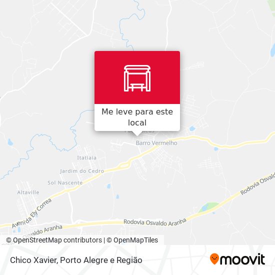 Chico Xavier mapa