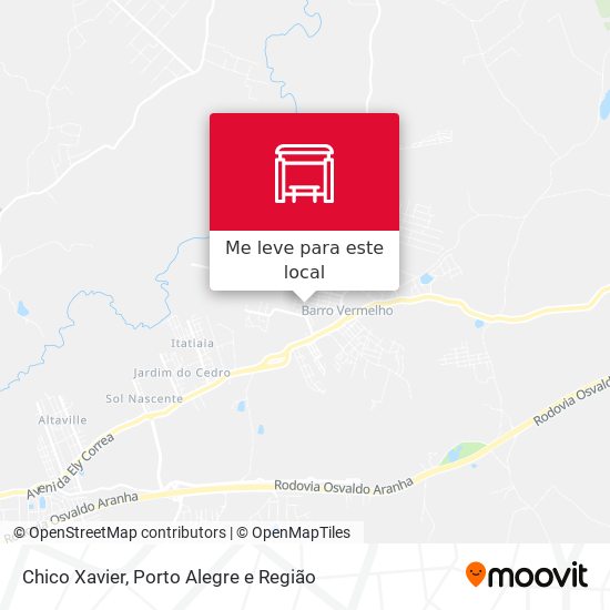 Chico Xavier mapa