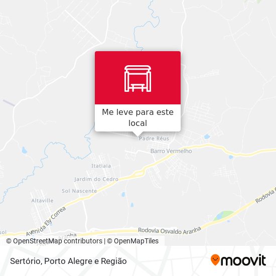 Sertório mapa