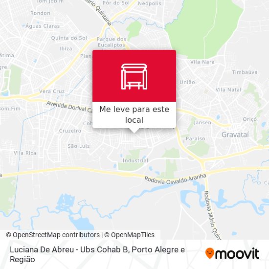 Luciana De Abreu - Ubs Cohab B mapa