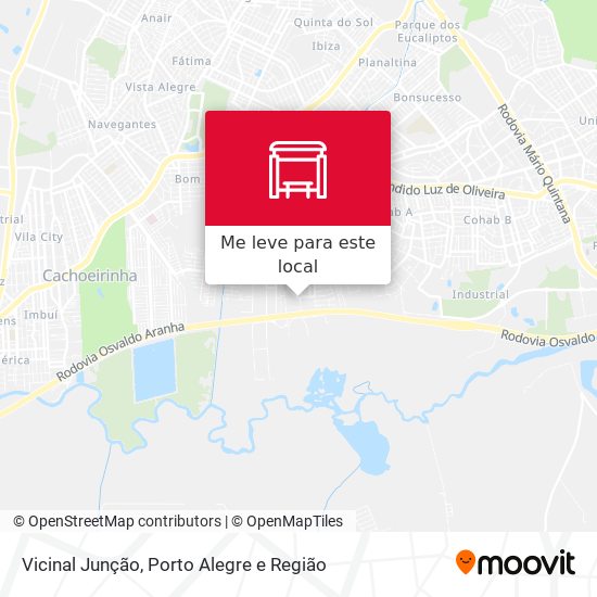 Vicinal Junção mapa