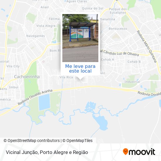 Vicinal Junção mapa