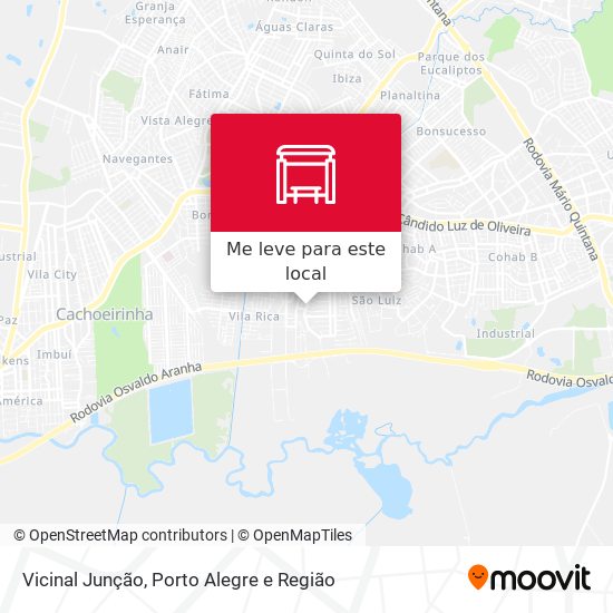 Vicinal Junção mapa