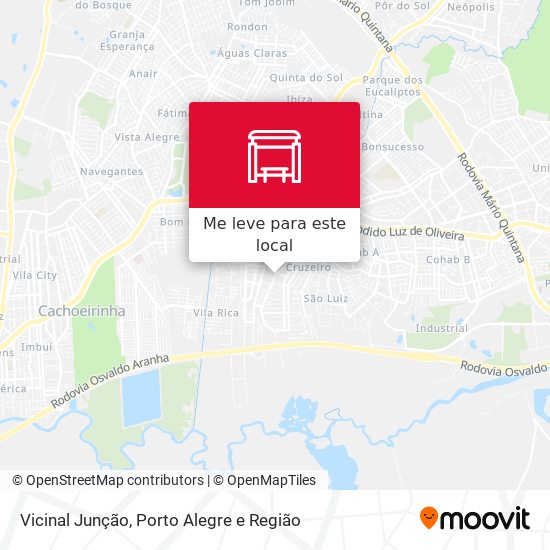 Vicinal Junção mapa