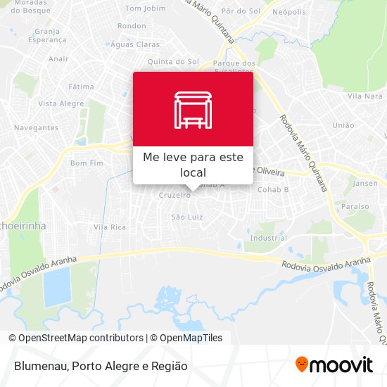 Blumenau mapa