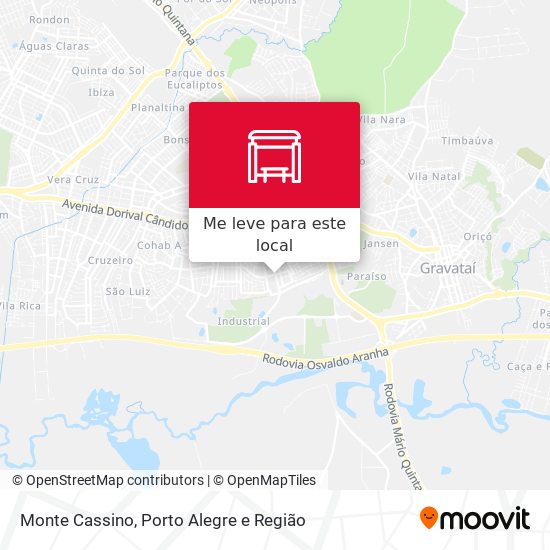 Monte Cassino mapa