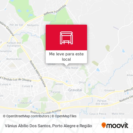 Vânius Abilio Dos Santos mapa