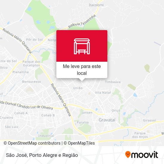 São José mapa