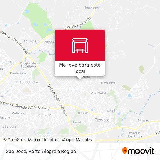 São José mapa