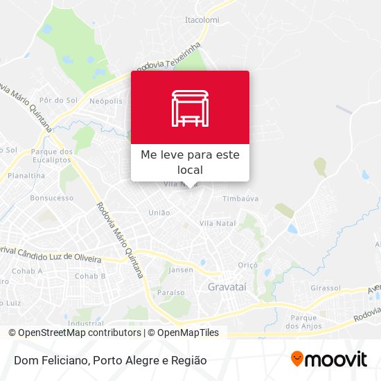 Dom Feliciano mapa