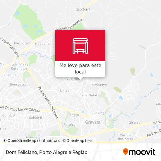 Dom Feliciano mapa