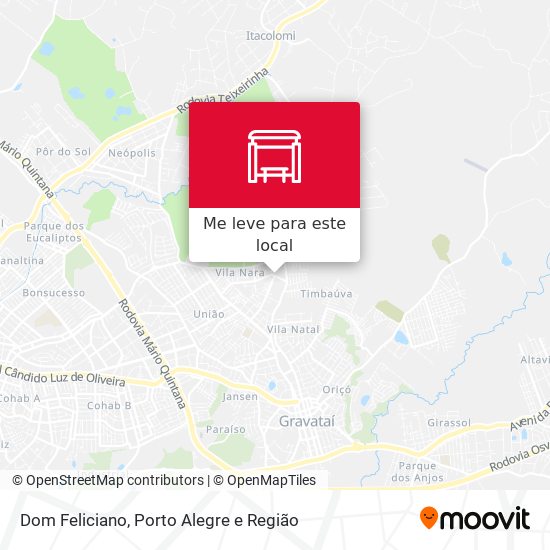 Dom Feliciano mapa