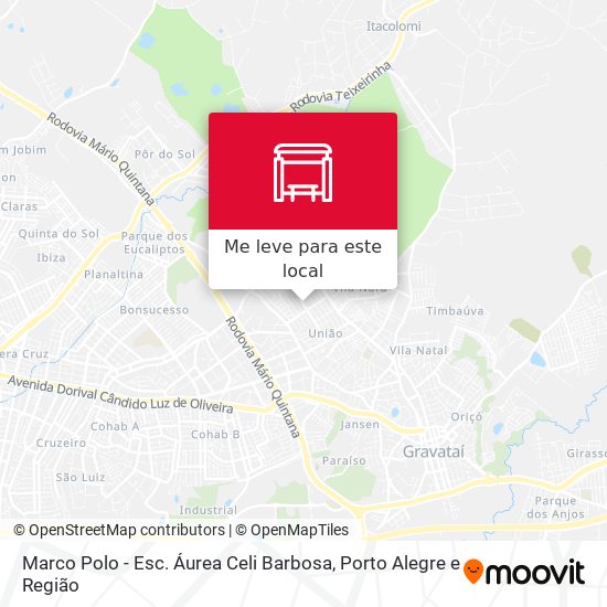 Marco Polo - Esc. Áurea Celi Barbosa mapa