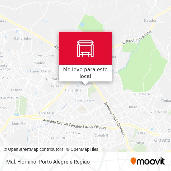 Mal. Floriano mapa