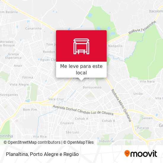Planaltina mapa