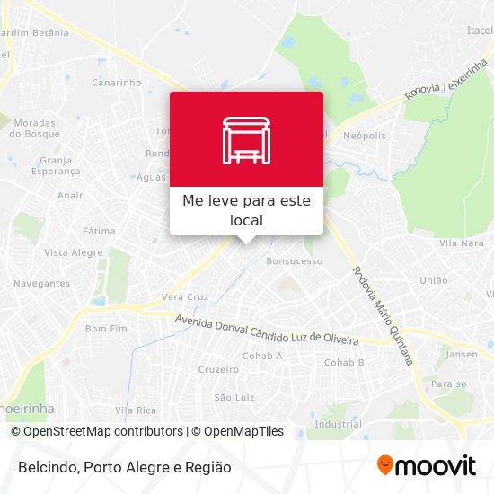 Belcindo mapa