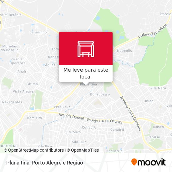 Planaltina mapa