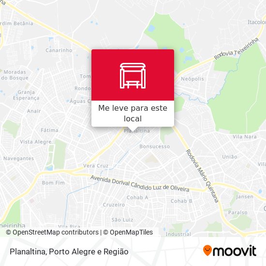 Planaltina mapa