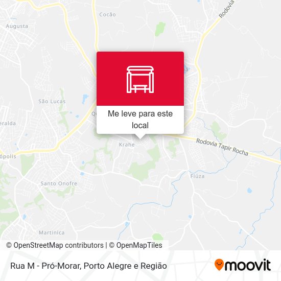 Rua M - Pró-Morar mapa