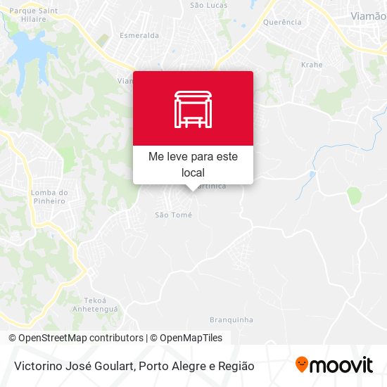 Victorino José Goulart mapa