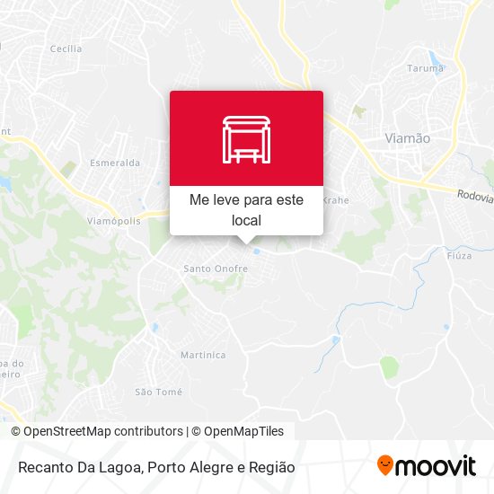 Recanto Da Lagoa mapa