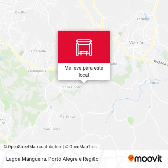 Lagoa Mangueira mapa