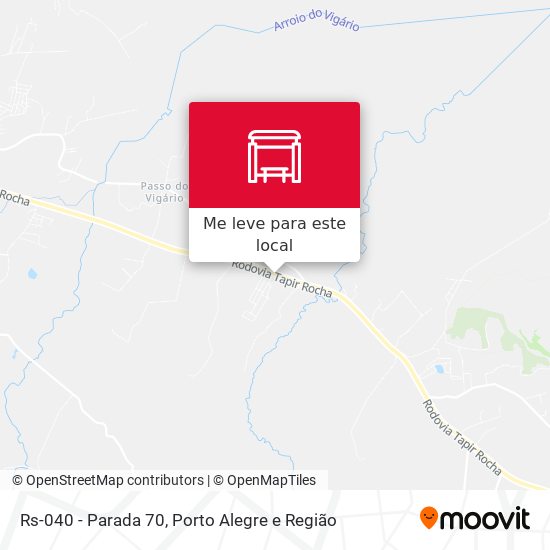 Rs-040 - Parada 70 mapa