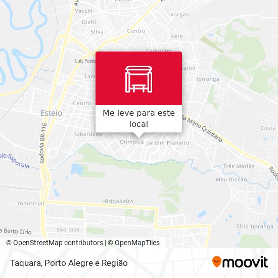 Taquara mapa