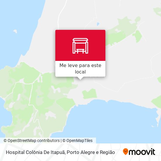 Hospital Colônia De Itapuã mapa