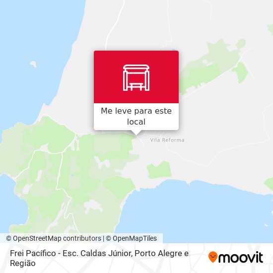 Frei Pacífico - Esc. Caldas Júnior mapa