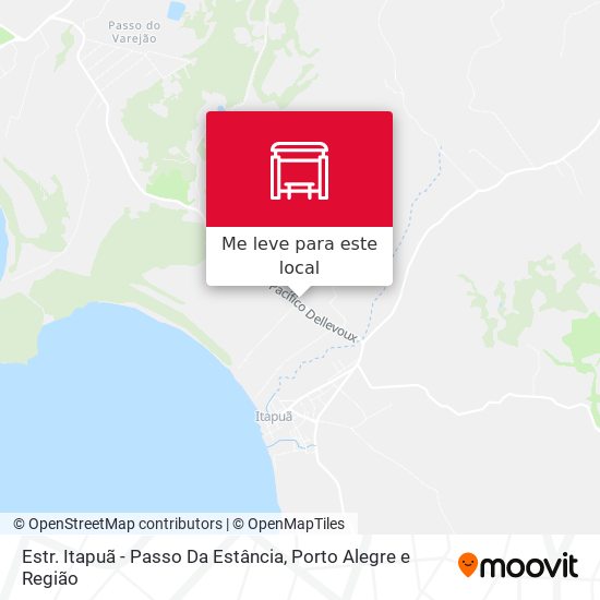 Estr. Itapuã - Passo Da Estância mapa