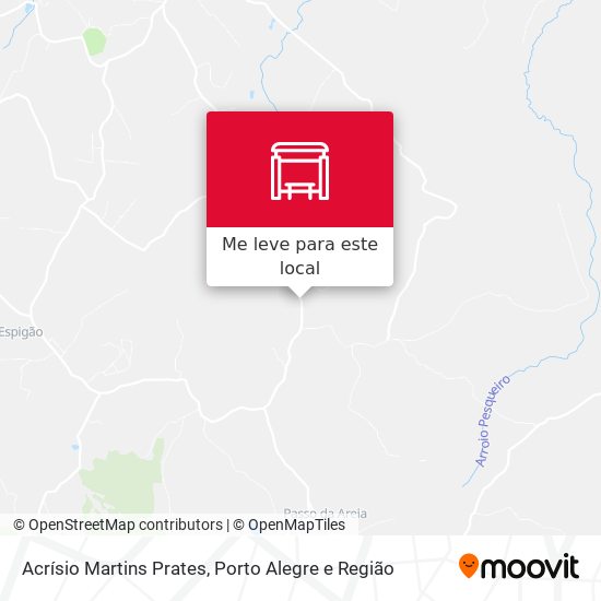 Acrísio Martins Prates mapa