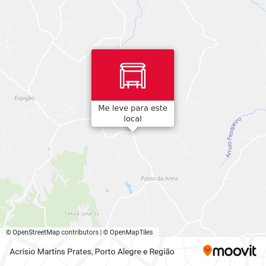 Acrísio Martins Prates mapa