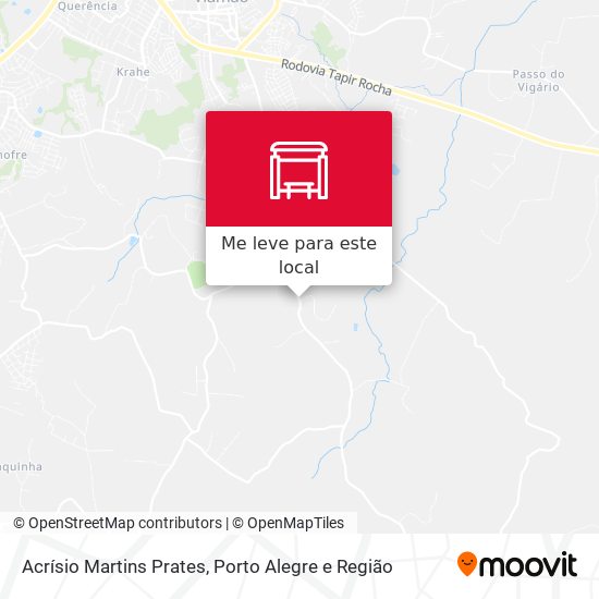 Acrísio Martins Prates mapa