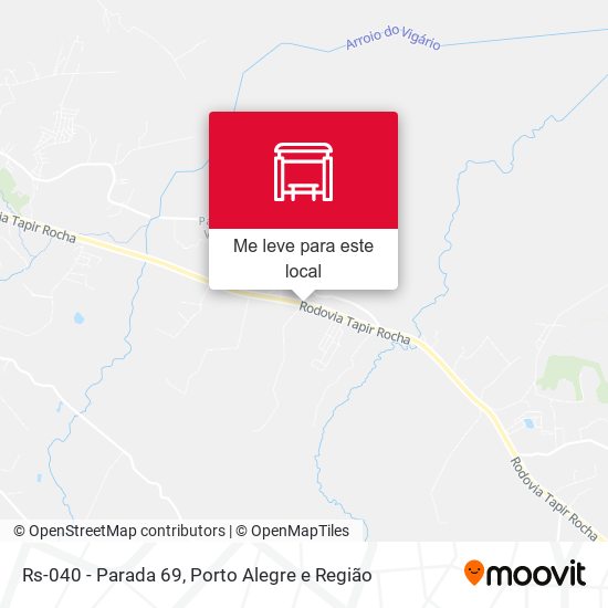 Rs-040 - Parada 69 mapa