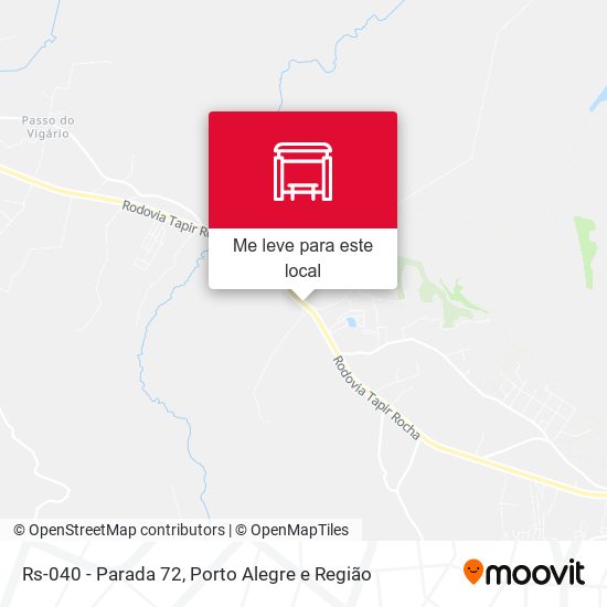 Rs-040 - Parada 72 mapa