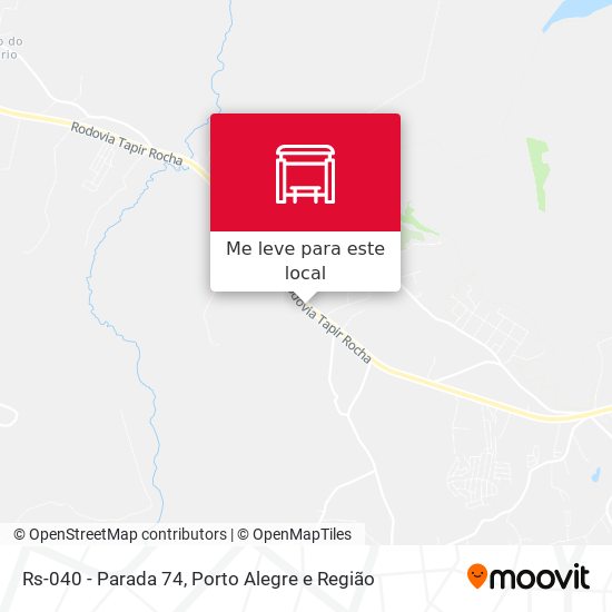 Rs-040 - Parada 74 mapa