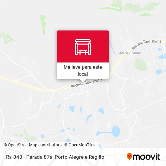 Rs-040 - Parada 87a mapa