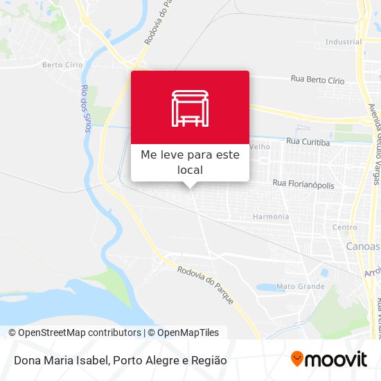 Dona Maria Isabel mapa