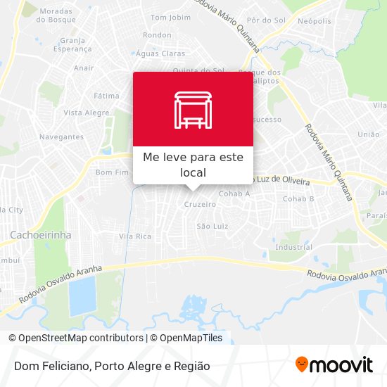 Dom Feliciano mapa